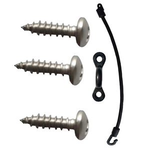 <b>Boat</b> Fitting 6mm X 31cm Stainless Steel Screw <b>Hook</b> Elastic Rope For Repair Replace - Product Image 4