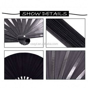 Abanico Plegable de Bambú Personalizado con Logotipo 2025, 33 cm, Colorido, Publicitario, DIY, Regalo Promocional - Product Image 5