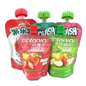 Bolsa de energía reutilizable para jugos de frutas, bolsa para líquidos y bebidas, embalaje para comida de bebé, bolsa para escurrir
