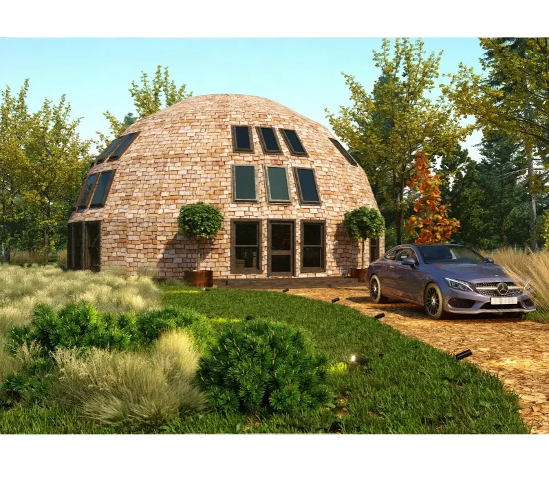 Casa prefabricada Dome Nhà Giá prefab khu nghỉ mát nhà gỗ nhà prefab hiện đại Nhà để bán