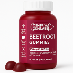 Caramelle Gommose Vegane alla <span class=keywords><strong>Barbabietola</strong></span> Pronte per la Spedizione, Superfood Senza <span class=keywords><strong>Zucchero</strong></span>, Supporto Immunitario, Caramelle Biologiche alla <span class=keywords><strong>Barbabietola</strong></span> - Product Image 1