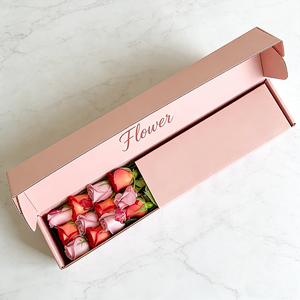 Cajas de Papel Corrugado para Envío de Flores, Diseño Personalizado, Impresión con Tamaño Personalizado, Floristería, Regalo Floral, <span class=keywords><strong>Te</strong></span> <span class=keywords><strong>Amo</strong></span>, Rosa, Flor Fresca - Product Image 4