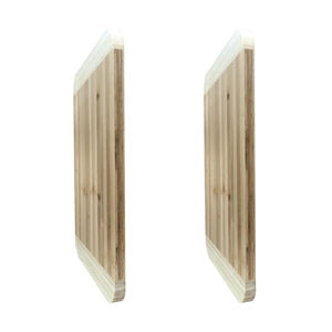 เขียงไม้ไผ่สองโทนทรงสี่เหลี่ยมหลากสีเป็นมิตรต่อสิ่งแวดล้อมปรับแต่งโลโก้ได้หลายขนาด - Product Image 5