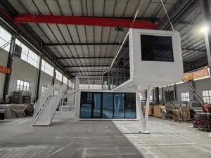 중국 고품질 맞춤형 애플 박스 모듈식 조립식 컨테이너 하우스 최고의 품질 기성품 휴일 사용을위한 조립식 주택