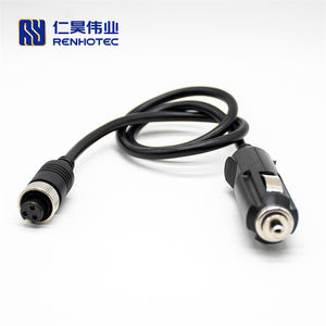 GX12航空6针直母插头圆形连接器电缆 - Product Image 5