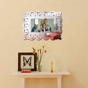 Autocollant mural personnalisé en plastique, mousse argentée, miroir décoratif pour la décoration de la maison et usage à cadeau <span class=keywords><strong>promotion</strong></span> - Product Image 2