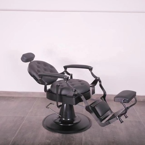 Salone Vintage mobili hairdressing sedie barbiere <span class=keywords><strong>Istanbul</strong></span> retrò sedia da barbiere per gli uomini ZY-BC8840 - Product Image 3