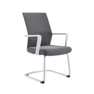Chaise de <span class=keywords><strong>bureau</strong></span> moderne en tissu siège visiteur <span class=keywords><strong>sans</strong></span> roues chaise de réunion - Product Image 2