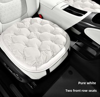 Nuevo Cojín de Asiento de Coche de Lujo Ligero para Invierno 2024, de Felpa Suave y Gruesa, Calefactable, Universal para Asientos Delanteros y Traseros