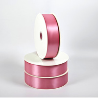 2026 Dexin 25 cm Ruban en tissu rose clair de qualité supérieure pour mariage, accessoire de vêtement décoratif, emballage cadeau, nœud papillon 8 points