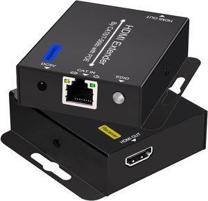 SYONG Extender HDMI su CAT5e/6 RJ45 <span class=keywords><strong>Ethernet</strong></span> da 60m, Supporto POC 1080P 3D EDID HDCP1.4 per PC TV Laptop Monitor - Product Image 1