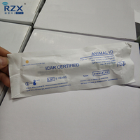 Etiqueta de Vidrio RFID EM4305 para Animales, Microchip Implantable de 134.2kHz, Mini Cápsula de Vidrio FDX-B para Rastreo Animal