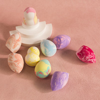 Éponge de maquillage lavable super douce en gros, forme unique, variété de couleurs, pour usage facial, produit personnalisé avec logo privé, OEM