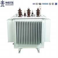 Transformateur de puissance immergé dans l'huile en cuivre haute efficacité S11 11kV 500kVA 400V 50/60Hz 1000kVA pour usage industriel IEC CE Personnalisé