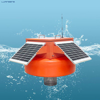 Boya de Calidad de Agua para Embalses No Tripulada con Sonda Óptica de Turbidez y Medidor de Sólidos Suspendidos Equipada con Panel Solar de 60W