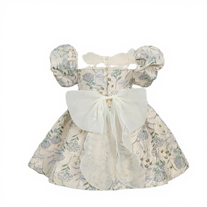 Vestidos de Fiesta de Verano para Niñas de 5 Años, con Mangas Cortas, Bordado Floral, Estilo Formal, Gran Venta - Product Image 4