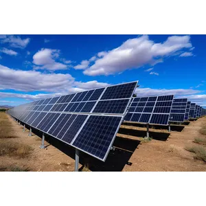 Discounted Ground Solar Panel Mounting System Various Installation Bracket Types Durable Steel Material