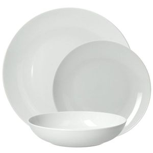 Juego de Vajilla Tognana Metropolis de Porcelana Blanca, 18 Piezas - Product Image 1