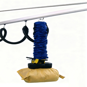 Nouveau levage par aspiration à ventouses pour panneaux de bois, pont roulant, avec pompe à vide sans huile et force d'aspiration de 3920 N pour panneaux de particules MDF - Product Image 5