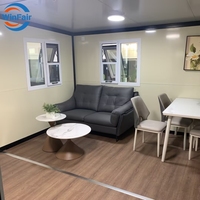WinFair Chine Luxe de deux chambres à coucher Indonésie Mini préfabriqué Mobile préfabriqué 20Ft Conteneur solaire Maison modulaire pliante à vendre