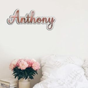 ป้ายชื่ออะคริลิคติดผนังแบบกำหนดเองได้สำหรับตกแต่ง - Product Image 4