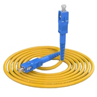Kabel Patch Fiber Optik Single Mode SC-SC Kelas Teknik 5m Pigtail Fiber Optik 3/5/10/15m Kabel Fiber Optik