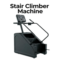 EPsonlove Machine d'escalade intelligente de haute qualité avec charge sans fil, panneau LED, stable, durable, pour fitness aérobie commercial