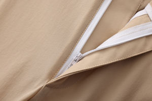 กางเกงกอล์ฟผู้ชายพรีเมียม ผ้า Worsted ป้องกันรังสียูวี แห้งเร็ว ยืดหยุ่น ระบายอากาศ ทรงขาตรง สไตล์คาร์โก้ เหมาะสำหรับฤดูหนาว ฝึกซ้อมกอล์ฟ - Product Image 4