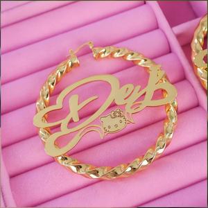 Fabricant de boucles d'oreilles clous en acier inoxydable, boucles d'oreilles classiques, boucles d'oreilles clous tendance, boucles d'oreilles chat mignonnes de marque de créateur, bijoux pour femmes - Product Image 6