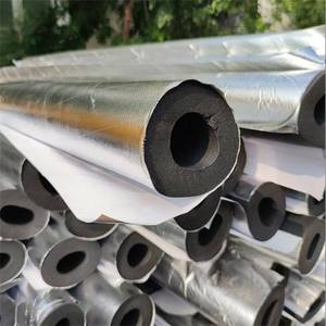 Rongke <b>Rubber</b> <b>Plastic</b> Pipe Insulation Sheet 200 Compressive Strength Thermal Insulation For Water Pipe Smoke Exhaust - Product Image 1