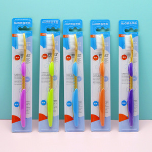 Cepillo de Dientes Haochi Liangpin 911 para Adultos, Cerdas Finas, Suave con las Encías, Elegante, de Plástico PP, Suministro de Supermercado, Venta al por Mayor de Fábrica, para Viajes - Product Image 2