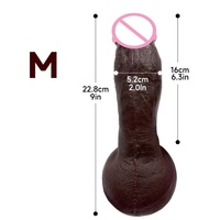 3 tailles, marron, grand pénis réaliste, godemichet énorme, jouets sexuels anaux pour adultes, pour femmes et hommes, avec ventouse, stimulateur du point G pour orgasme vaginal