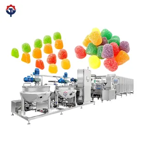 Burger Gummy Making Machine mit großer Kapazität Voll automatische Produktions linie für weiche Süßigkeiten