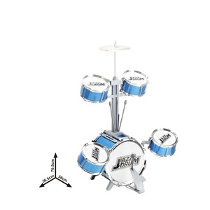 Batería Electrónica de Plástico de Alta Calidad para Niños, Juguete Musical, Set Grande para Actuaciones de Jazz - Product Image 1