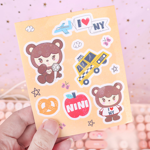 <span class=keywords><strong>Adesivi</strong></span> <span class=keywords><strong>Murali</strong></span> Decorativi per Bambini in PVC con Stampa Personalizzata, Fogli con <span class=keywords><strong>Adesivi</strong></span> Kawaii Durevoli e Fustellati - Product Image 2