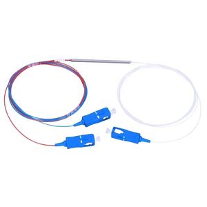 プレミアム光ファイバー機器1*2-0.9mm SC/UPC、1/1.5mファイバー長、光スプリッターカプラーを備えたミニ鋼管FBTスプリッター - Product Image 6