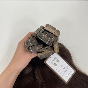 Extensiones de Cabello Humano Virgen Vietnamita Ondulado Marrón Oscuro de 22 Pulgadas con Cinta Adhesiva, Doble Trama, Cabello Remy, ¡Gran Venta 2026! - Product Image 4