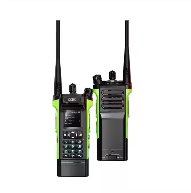 CCBX6500 4G POC Dual-mode Digital Analog Walkie IPX5 Waterproof PTT Long Range (>50km) UHF Frequency 2500-3000mAh Battery 8W