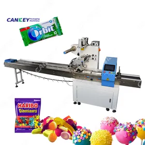Автоматическая упаковочная машина для упаковки шоколадных хлопковых конфет