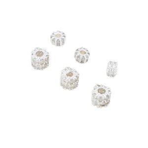 <b>Copper</b> Zircon Spacer Beads Square 18K Gold Plated For <b>Bracelet</b> Making 055 - Product Image 5