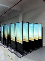 Afficheur numérique interactif 4K 55 pouces avec écran tactile IP65, pour l'affichage dynamique en intérieur, sur pied, pour hôtels et centres commerciaux