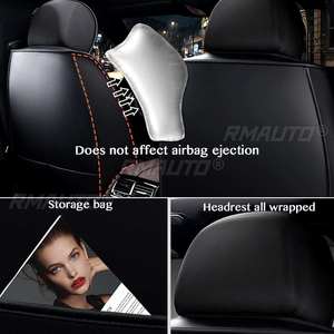 Juego Completo de Fundas de Asiento de Cuero para 5 Plazas para Ford Focus 2 MK1 MK3 Mondeo MK4 Fiesta MK7 Fusion Kuga Ranger Explorer 5 - Product Image 3