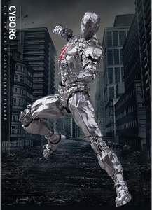 Figura de Acción de <span class=keywords><strong>Cyborg</strong></span> de la Serie <span class=keywords><strong>DC</strong></span> - Figura de Acción Original y Auténtica a Escala 1/9, 19.5cm/7.6in, con Muchos Accesorios, Juguete Coleccionable - Product Image 6