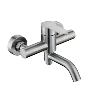 <span class=keywords><strong>Robinet</strong></span> <span class=keywords><strong>d</strong></span>'<span class=keywords><strong>arrosage</strong></span> mural en satin avec bec rotatif SUS 304 mitigeur de douche en acier inoxydable à motif de jet <span class=keywords><strong>robinet</strong></span> de baignoire - Product Image 2