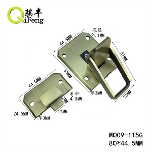 Qifeng Hot Bán Nhôm Trường Hợp Chuyến Bay Phụ Kiện Kim Loại Phần Cứng Hộp Khóa - Product Image 3