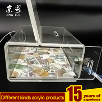 Support de présentation de vêtements moderne, léger, transparent, en PMMA/acrylique, résistant à l'eau, écologique et de luxe, facile à utiliser