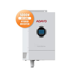 Onduleur hybride <span class=keywords><strong>Solax</strong></span> ED5000-EO 5 kW 48 V monophasé avec écran LCD pour usage domestique, compatible batteries plomb-acide/lithium, efficacité 93,6 % - Product Image 3