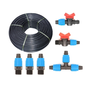 Tubo de riego por goteo con incrustaciones de 16mm para invernadero, tierras de cultivo, huerto, riego por goteo con emisor en el interior - Product Image 1