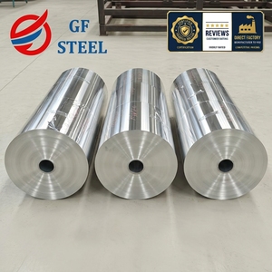 Rollo Jumbo de Papel de Aluminio de Grado Alimenticio <span class=keywords><strong>GF</strong></span> 8011 1100, 10, 12, 20 Micras de Espesor, Tempera Suave para Máquinas de Empaquetado - Product Image 1