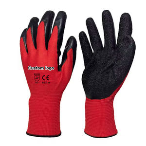 Herren Industrie-Grip Schwerlast-Sicherheits-Handschuhe Latex Großhandel Bau-Gummi Bauindustrie Schutzausrüstung Arbeitshandschuhe - Product Image 1